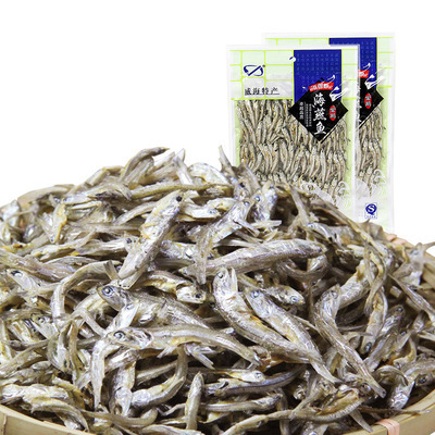 干制水产品-长期销售野生海燕鱼250g*2 海鲜鱼干 小银鱼 无骨无刺干货-干制.
